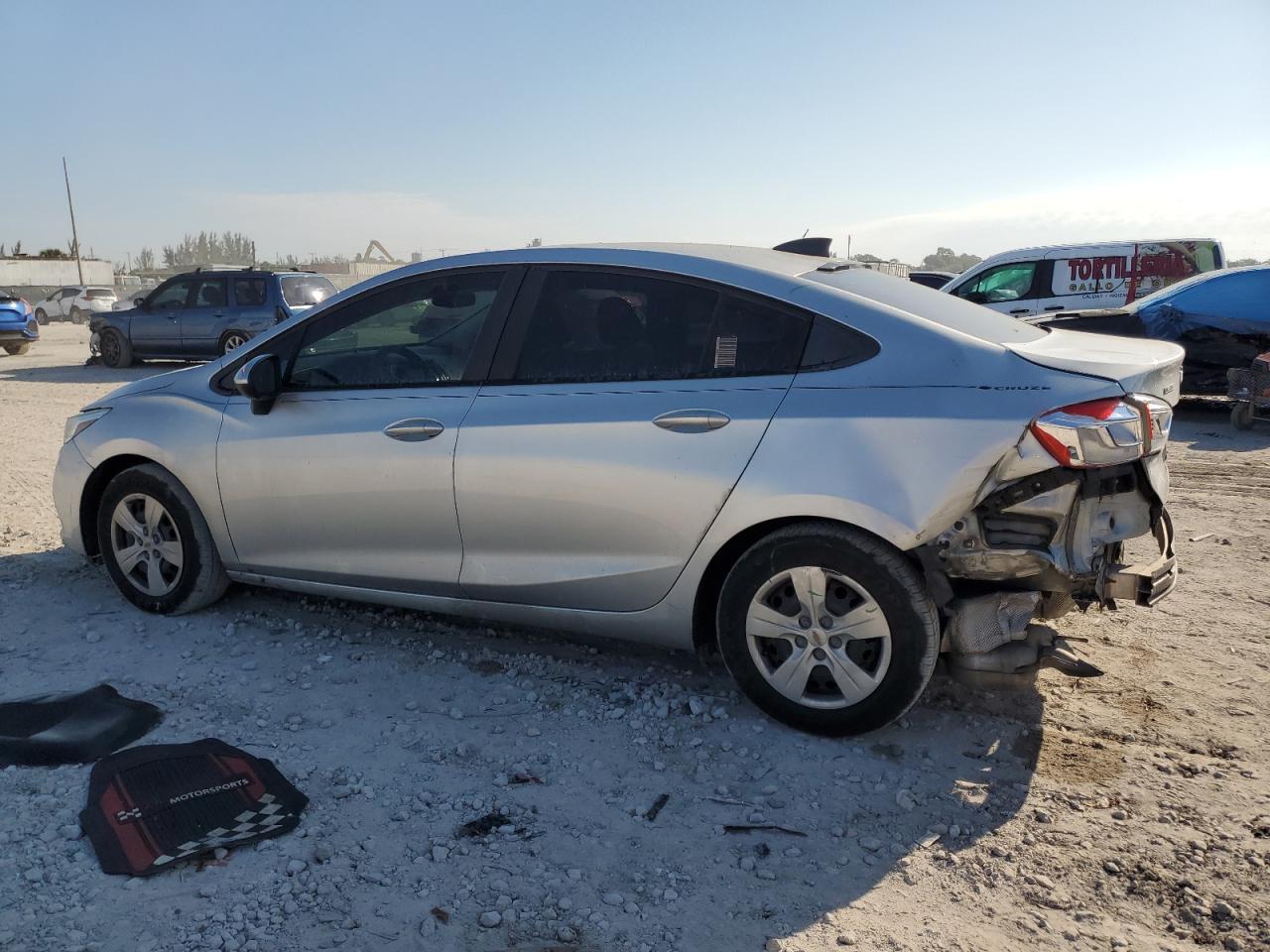 2017 Chevrolet Cruze VIN 1G1BC5SMXH7196070 Copart auction photo, rear end / minor dent/scratches damage thumbnail 2