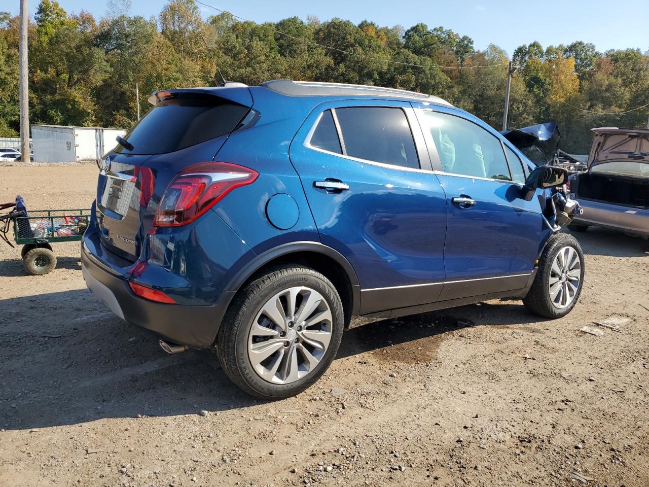 2019 Buick Encore VIN KL4CJASB8KB787540 Copart auction photo, front end damage thumbnail 3