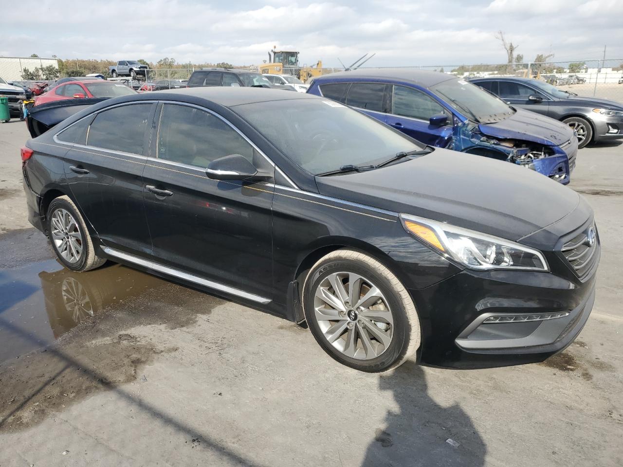 2016 Hyundai Sonata VIN 5NPE34AF2GH333501 Copart auction photo, rear end damage thumbnail 4