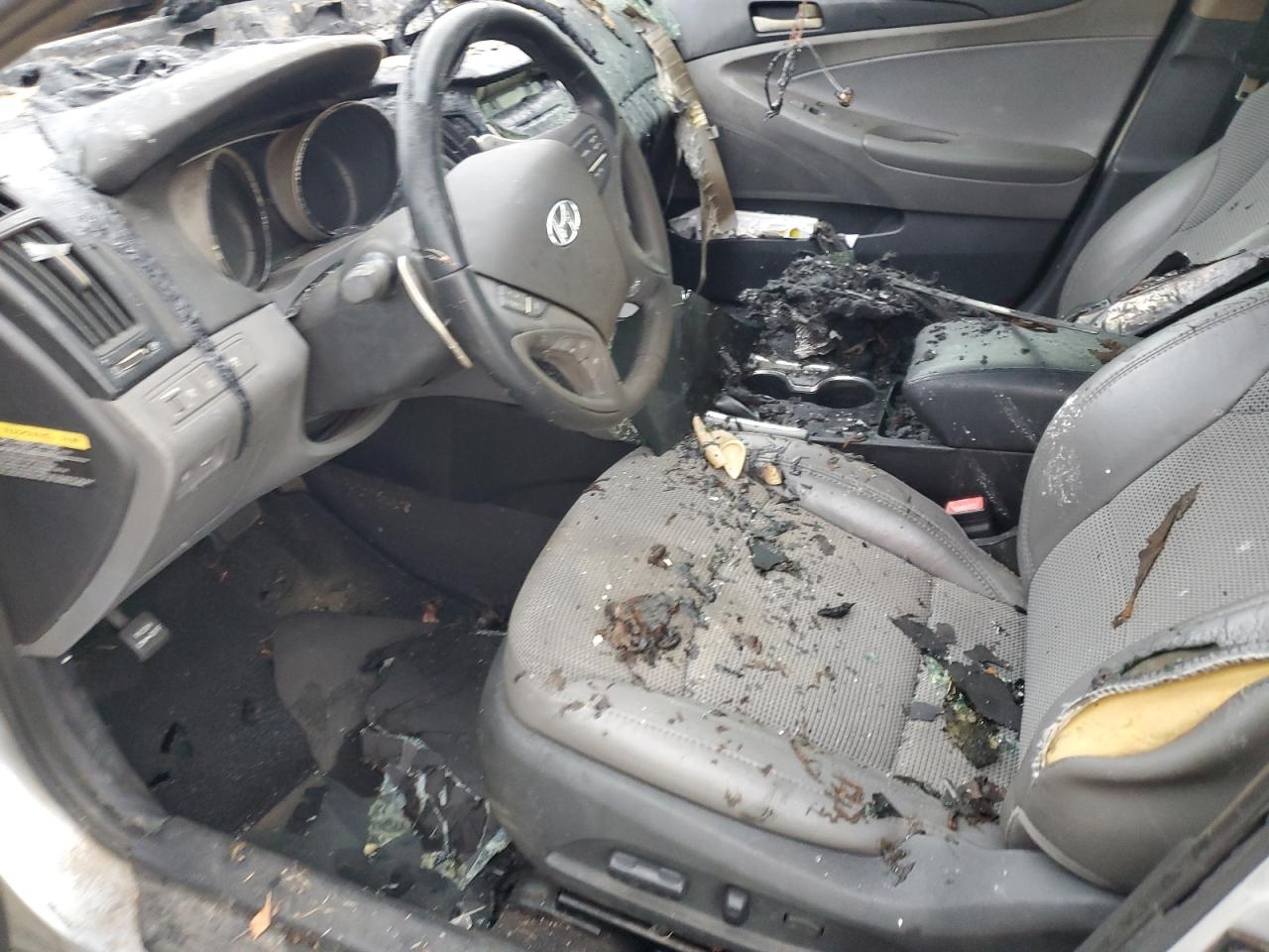 2014 Hyundai Sonata VIN 5NPEC4AC6EH922490 Copart auction photo, burn damage thumbnail 7
