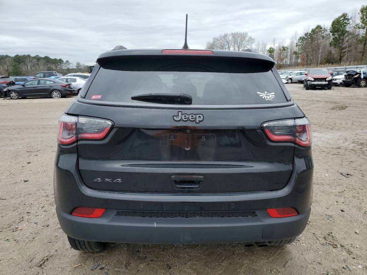2020 Jeep Compass VIN 3C4NJDCB8LT246115 Copart auction photo, front end / side damage thumbnail 6