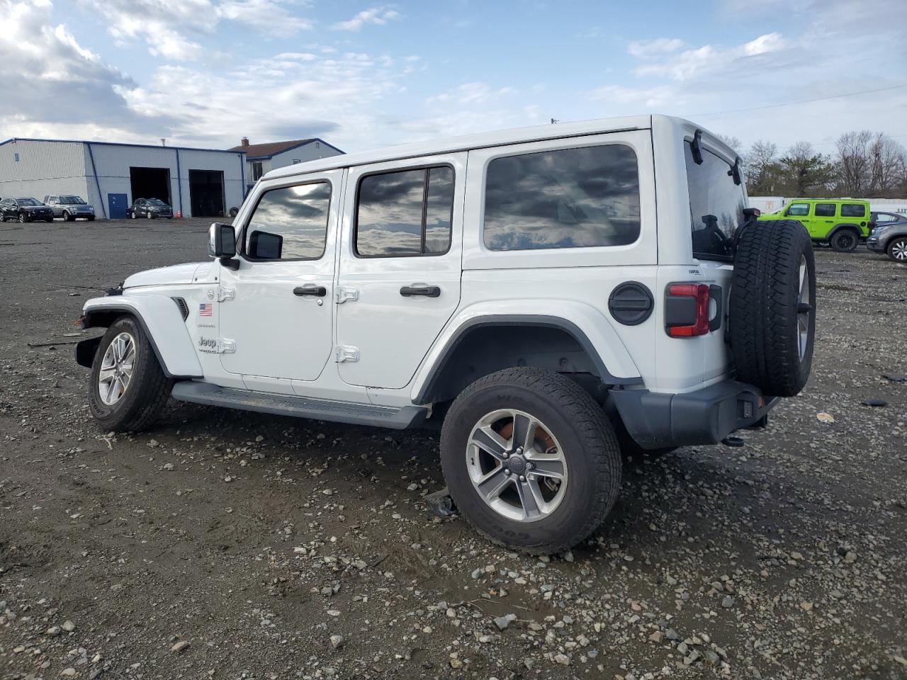 2020 Jeep Wrangler VIN 1C4HJXEGXLW338859 Copart auction photo, front end damage thumbnail 2