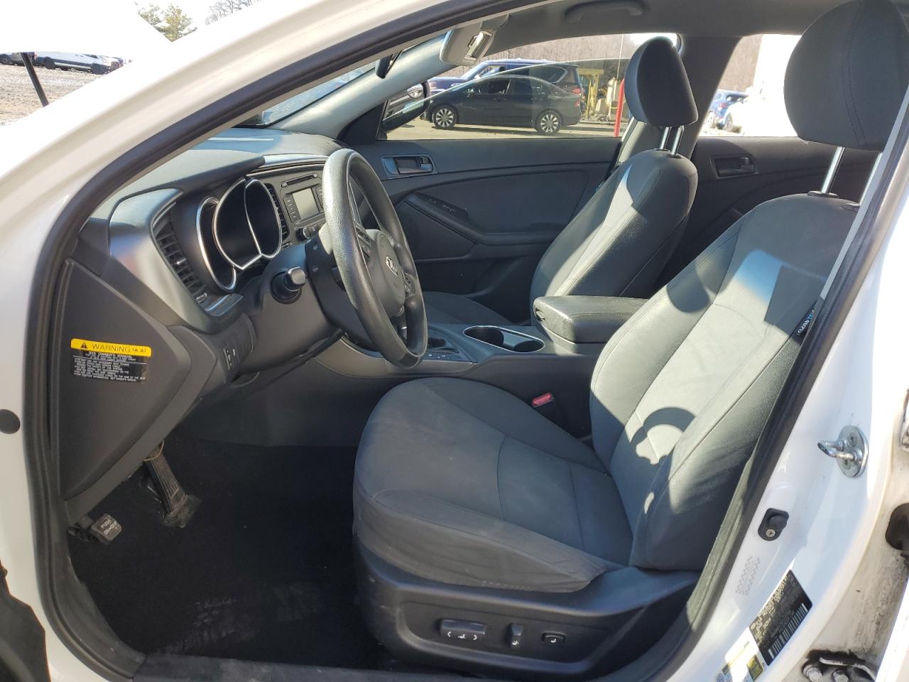 2015 KIA Optima VIN KNAGM4A7XF5535366 Copart auction photo, vandalism damage thumbnail 7