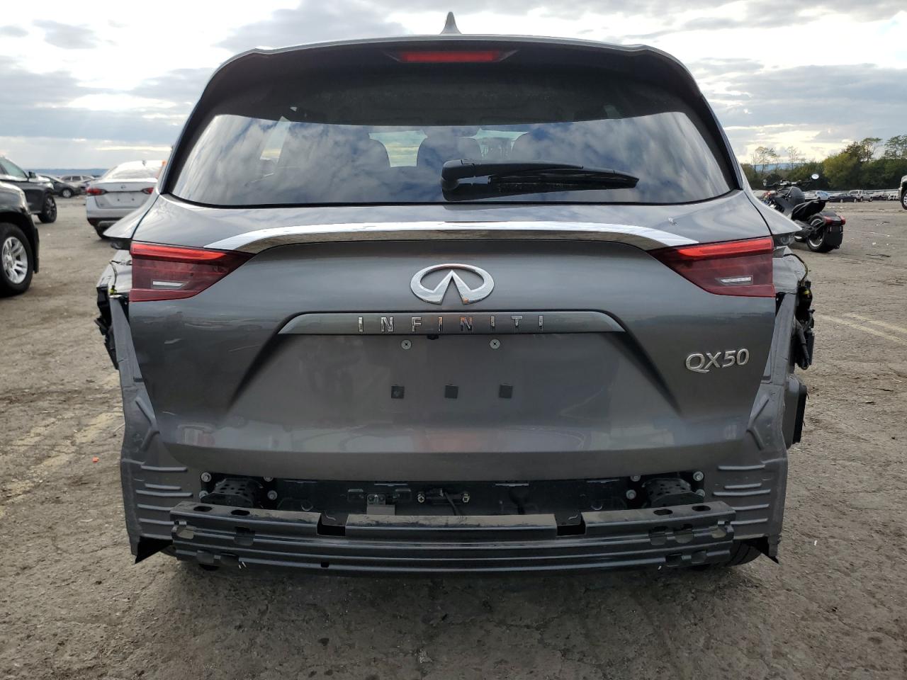 2019 Infiniti QX50 VIN 3PCAJ5M13KF141053 Copart auction photo, rear end / side damage thumbnail 6