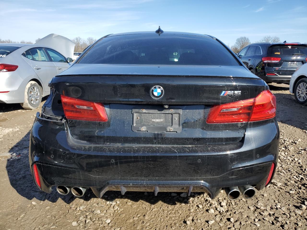 2018 BMW M5 VIN WBSJF0C55JB282323 Copart auction photo, all over damage thumbnail 6