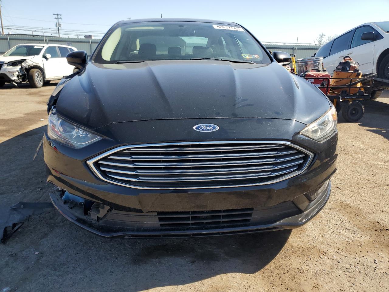 2017 Ford Fusion VIN 3FA6P0HD5HR377129 Copart auction photo, front end / rear end damage thumbnail 5