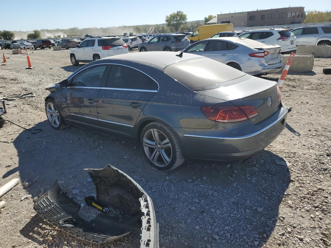 2013 Volkswagen Passat CC VIN WVWBP7AN0DE502152 Copart auction photo, front end damage thumbnail 2