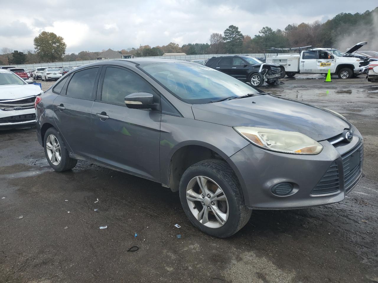 2013 Ford Focus VIN 1FADP3F27DL119116 Copart auction photo, all over damage thumbnail 4