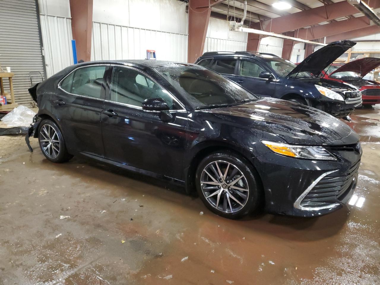 2022 Toyota Camry VIN 4T1F31AK9NU586006 Copart auction photo, rear end / side damage thumbnail 4