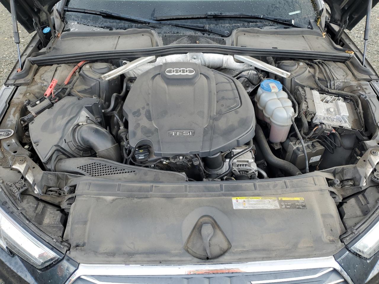 2017 Audi A4 VIN WAUENAF41HN022981 Copart auction photo, rear end damage thumbnail 11