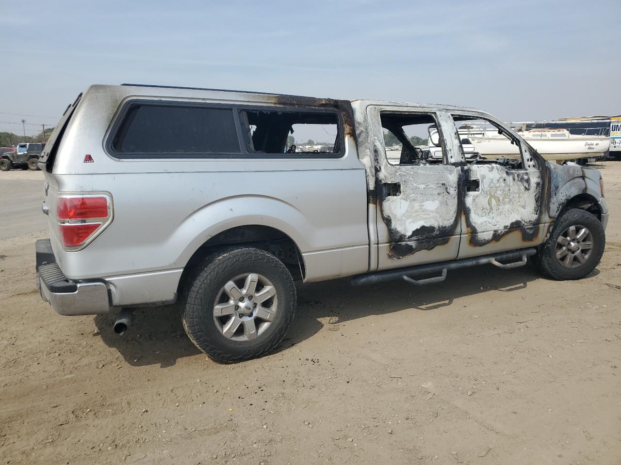 2013 Ford F-150 VIN 1FTFW1ET0DKE68158 Copart auction photo, burn - engine / burn - interior damage thumbnail 3