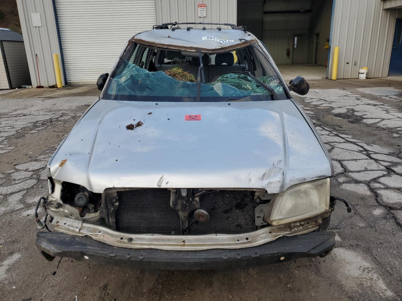 2001 Subaru Forester VIN JF1SF63591H719225 Copart auction photo, all over damage thumbnail 5