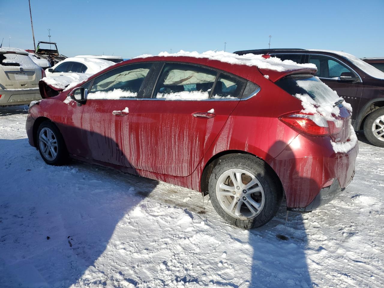 2018 Chevrolet Cruze VIN 3G1BE6SM6JS642142 Copart auction photo, front end damage thumbnail 2