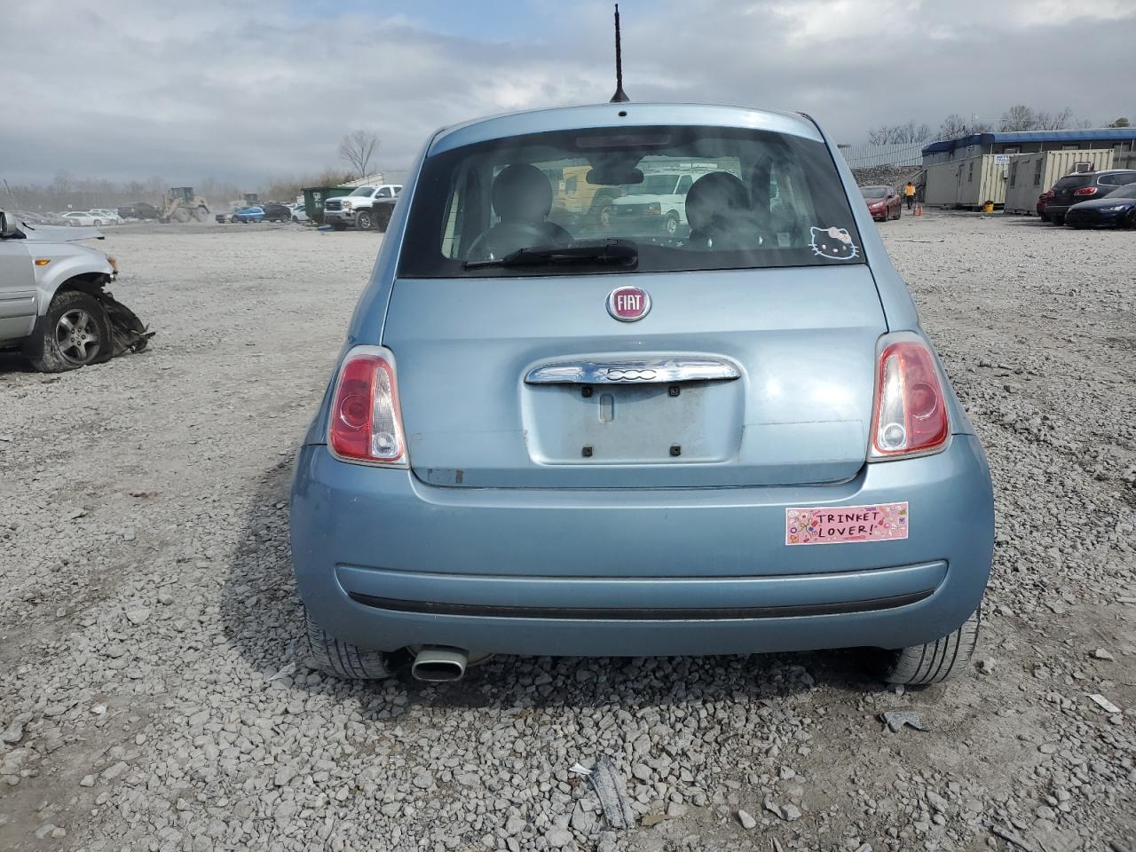 2015 Fiat 500 VIN 3C3CFFAR4FT681016 Copart auction photo, front end damage thumbnail 6