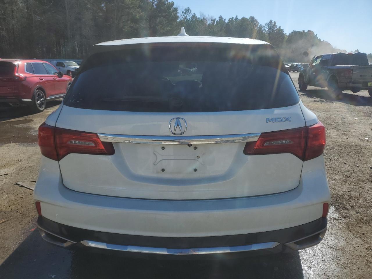 2017 Acura MDX VIN 5FRYD3H50HB008734 Copart auction photo, front end / side damage thumbnail 6