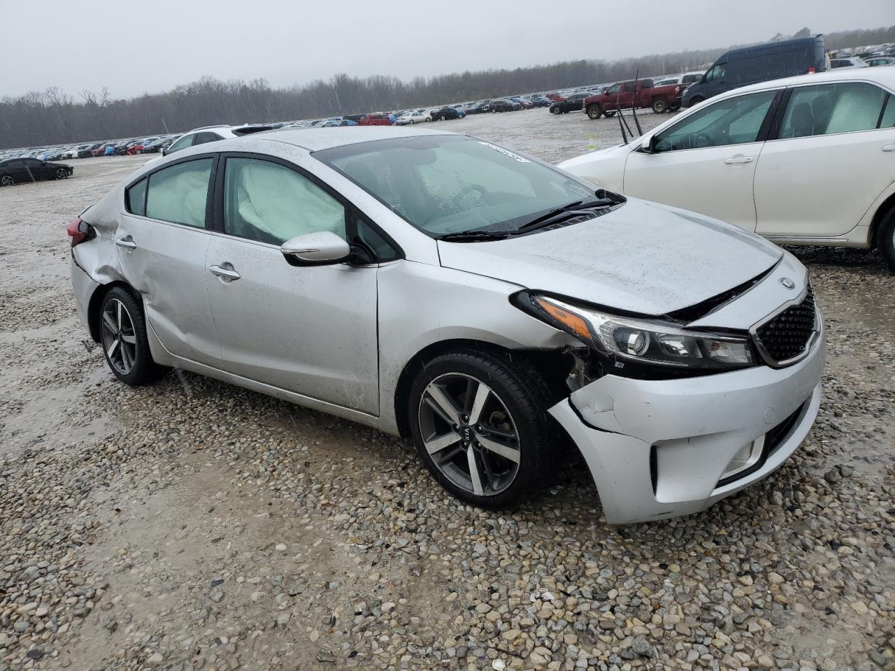 2017 KIA Forte VIN 3KPFL4A86HE091212 Copart auction photo, front end / rear end damage thumbnail 4