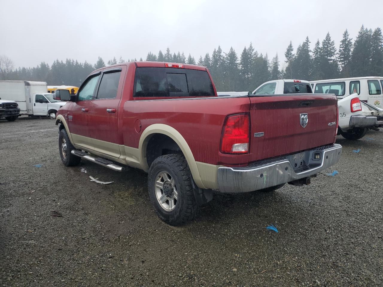 2011 Dodge RAM VIN 3D7UT2CL0BG525624 Copart auction photo, front end damage thumbnail 2