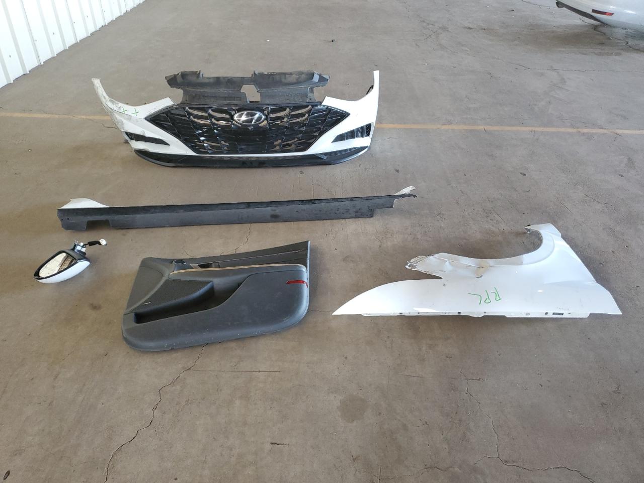 2021 Hyundai Sonata VIN 5NPEH4J29MH101472 Copart auction photo, front end / side damage thumbnail 12