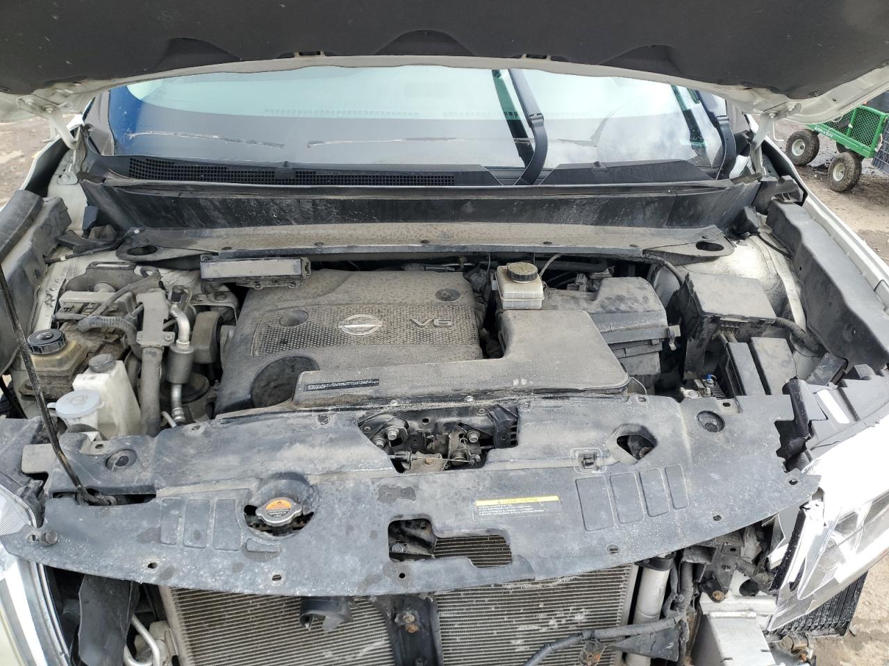 2016 Nissan Pathfinder VIN 5N1AR2MM7GC632145 Copart auction photo, front end / side damage thumbnail 12