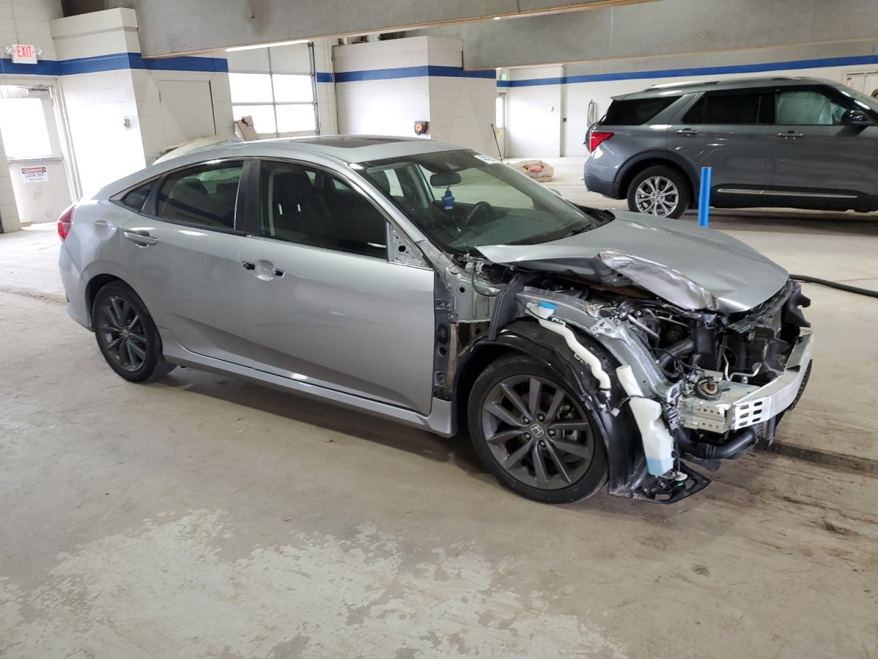 2019 Honda Civic VIN JHMFC1F3XKX012643 Copart auction photo, front end damage thumbnail 4