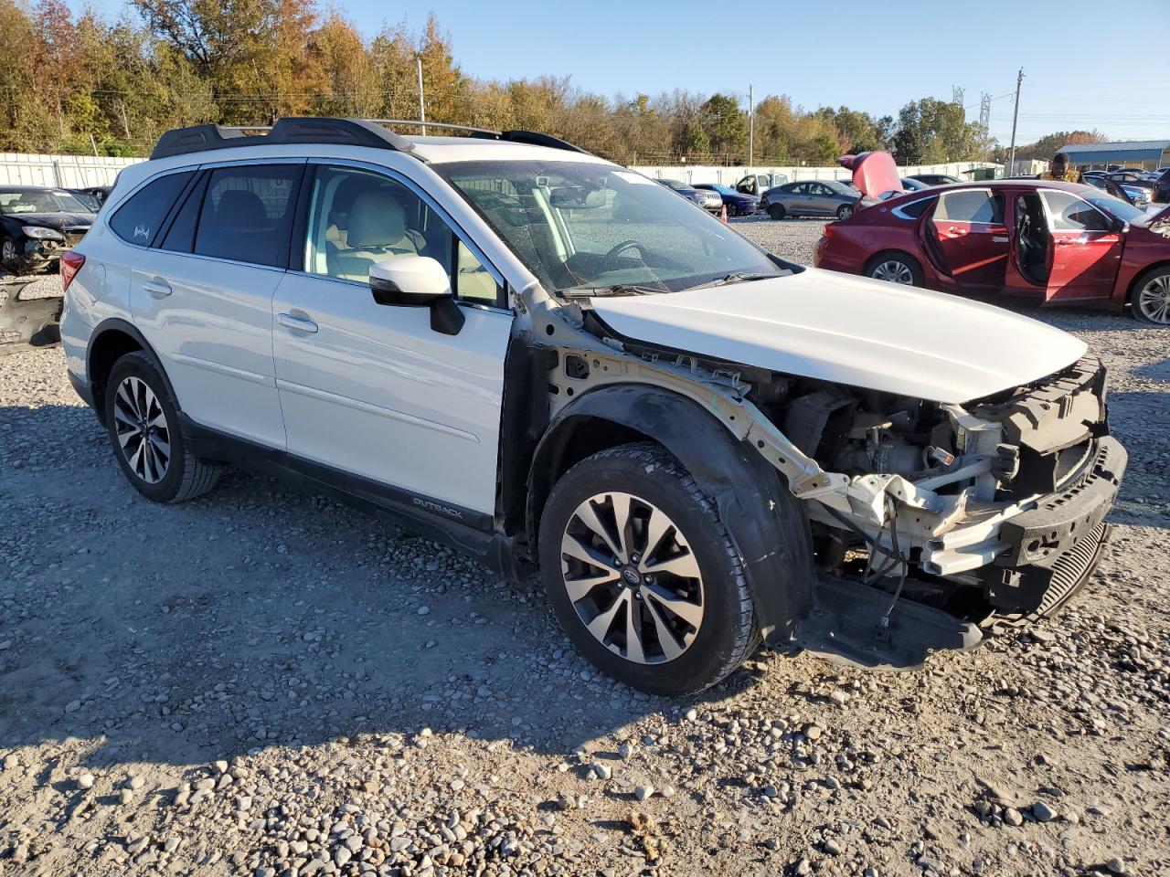 2015 Subaru Outback VIN 4S4BSENC1F3336651 Copart auction photo, front end damage thumbnail 4
