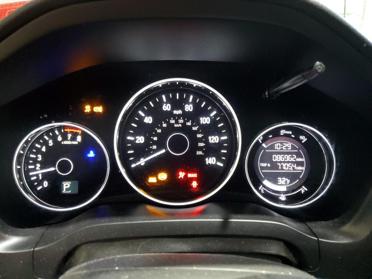 2020 Honda HR-V VIN 3CZRU6H18LM723473 Copart auction photo, side / rear end damage thumbnail 9