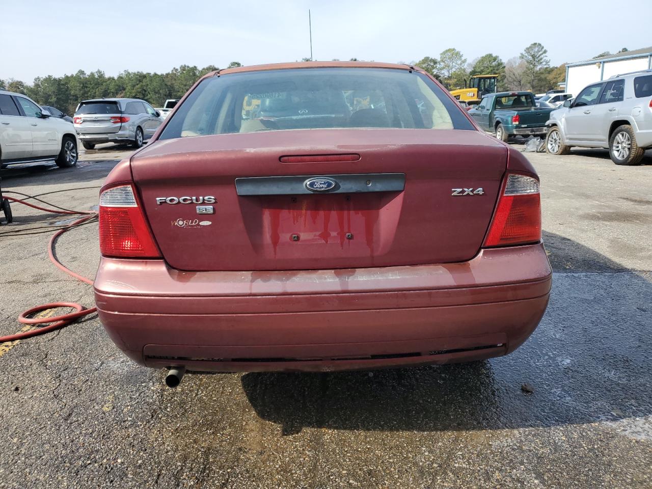 2006 Ford Focus VIN 1FAHP34NX6W110393 Copart auction photo, front end / side damage thumbnail 6