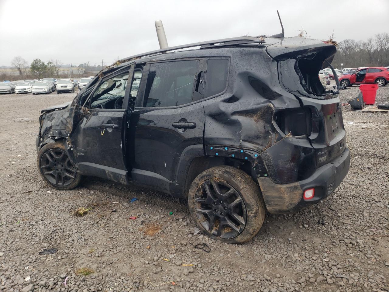2020 Jeep Renegade VIN ZACNJBB1XLPL61218 Copart auction photo, all over damage thumbnail 2