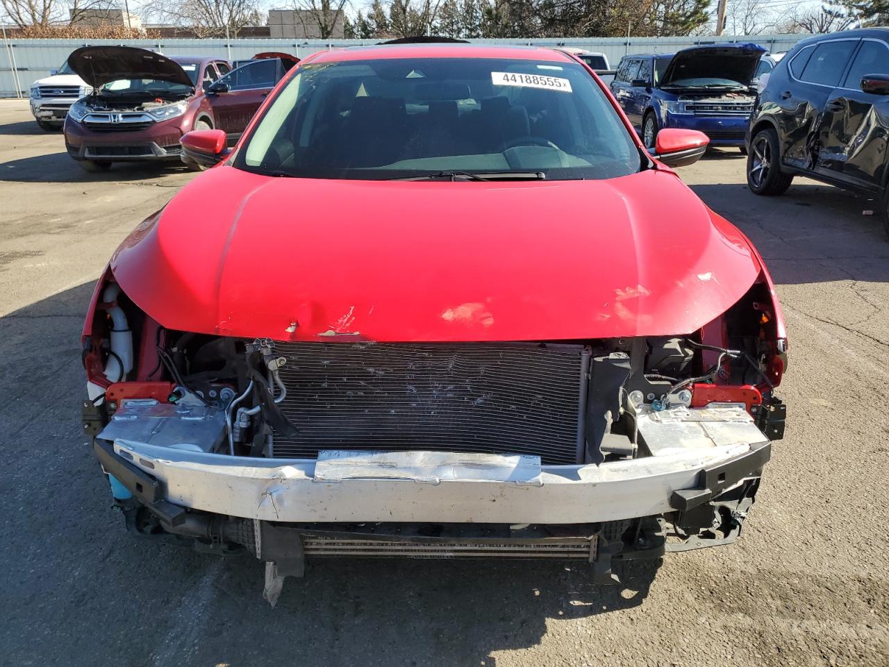 2020 Honda Civic VIN 2HGFC1F36LH680402 Copart auction photo, front end damage thumbnail 5