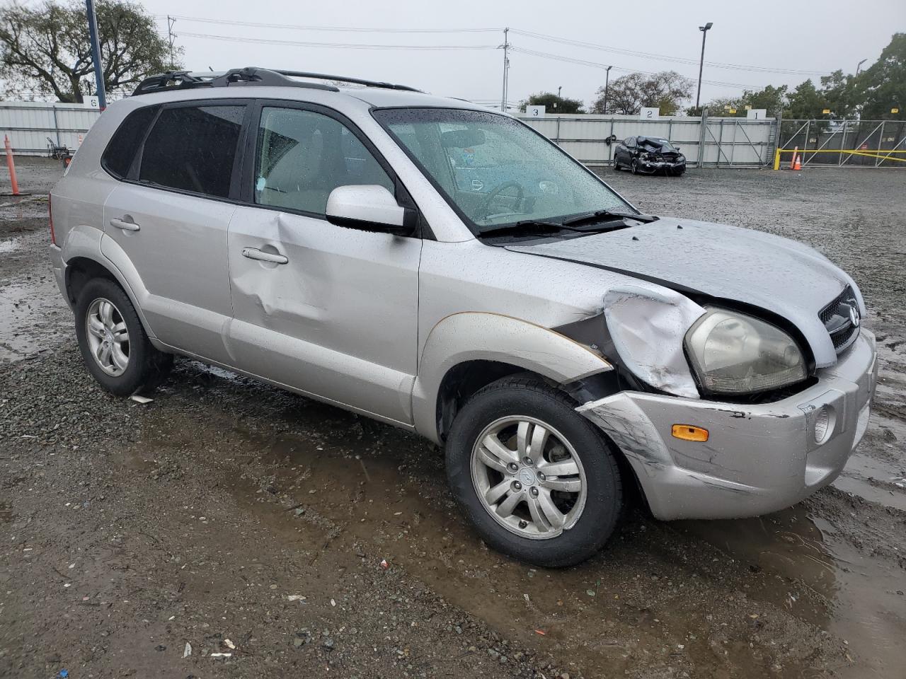 2006 Hyundai Tucson VIN KM8JN12D76U270819 Copart auction photo, front end / side damage thumbnail 4