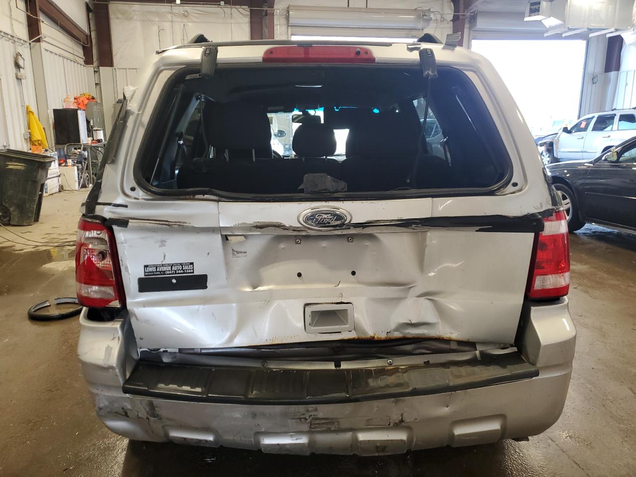 2010 Ford Escape VIN 1FMCU9D77AKD17904 Copart auction photo, rear end damage thumbnail 6