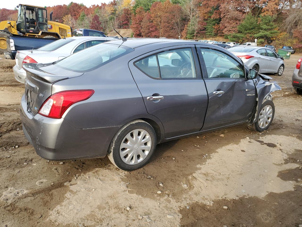 2016 Nissan Versa VIN 3N1CN7AP0GL849192 Copart auction photo, front end / side damage thumbnail 3