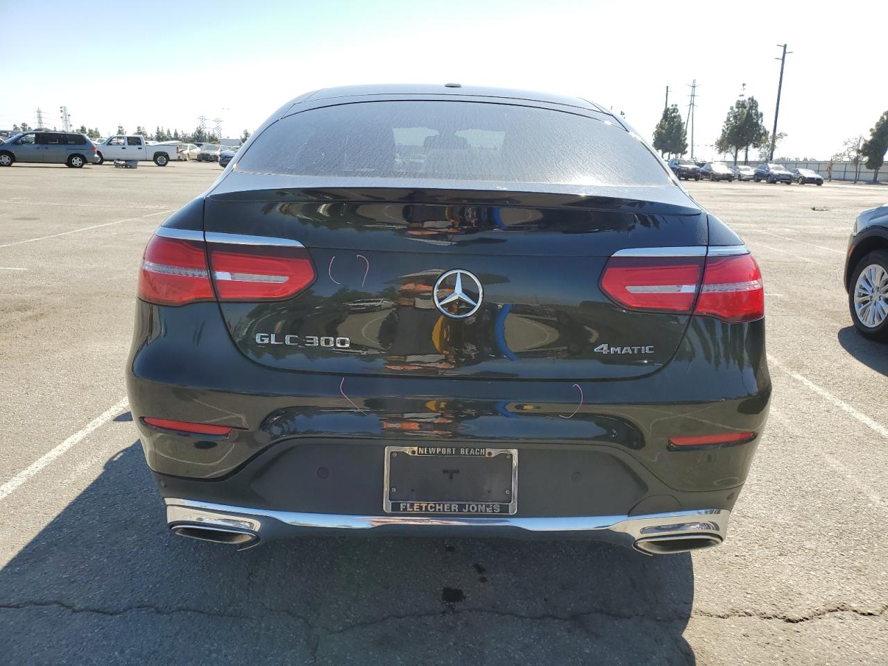 2018 Mercedes-Benz GLC VIN WDC0J4KB9JF437362 Copart auction photo, front end / all over damage thumbnail 6
