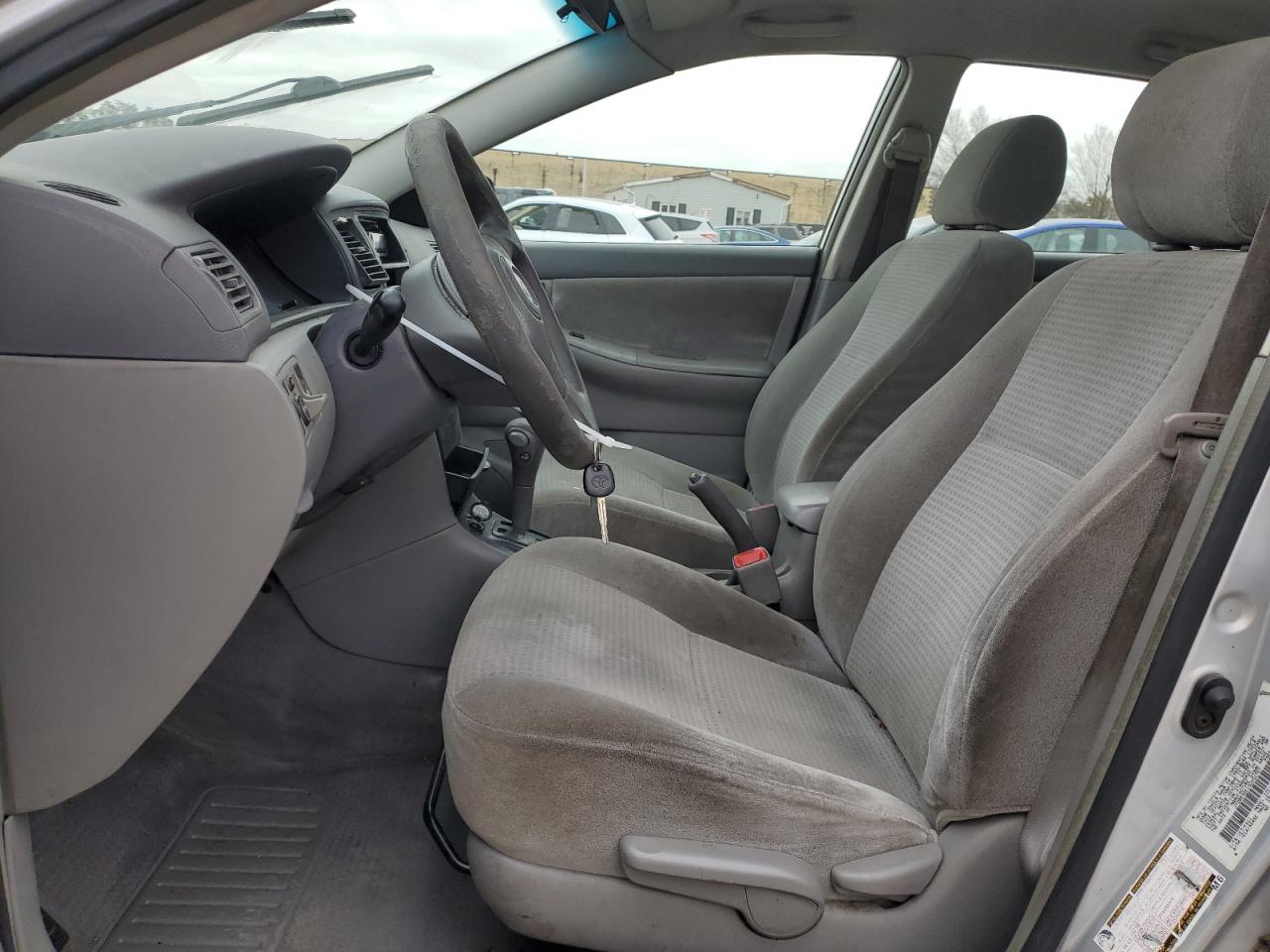 2005 Toyota Corolla VIN JTDBR32E152052757 Copart auction photo, front end / side damage thumbnail 7