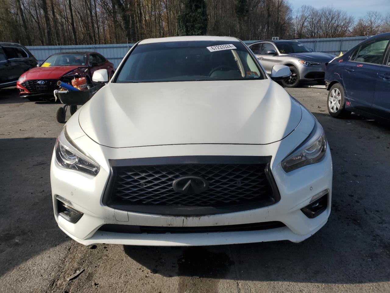 2018 Infiniti Q50 VIN JN1EV7AR0JM434414 Copart auction photo, mechanical / minor dent/scratches damage thumbnail 5