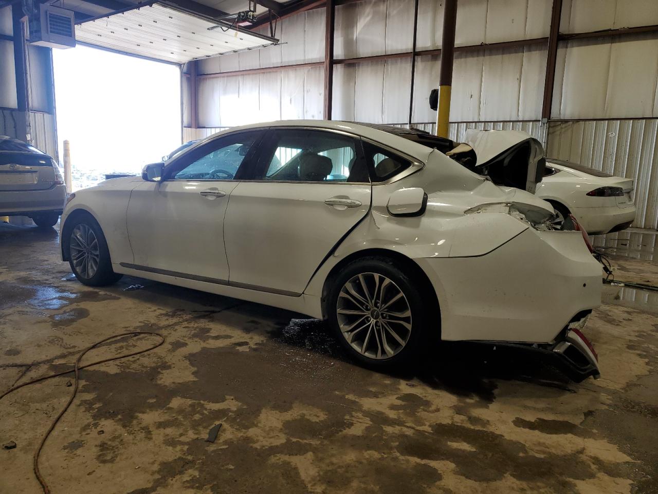 2017 Hyundai Genesis VIN KMHGN4JE1HU175651 Copart auction photo, rear end / front end damage thumbnail 2