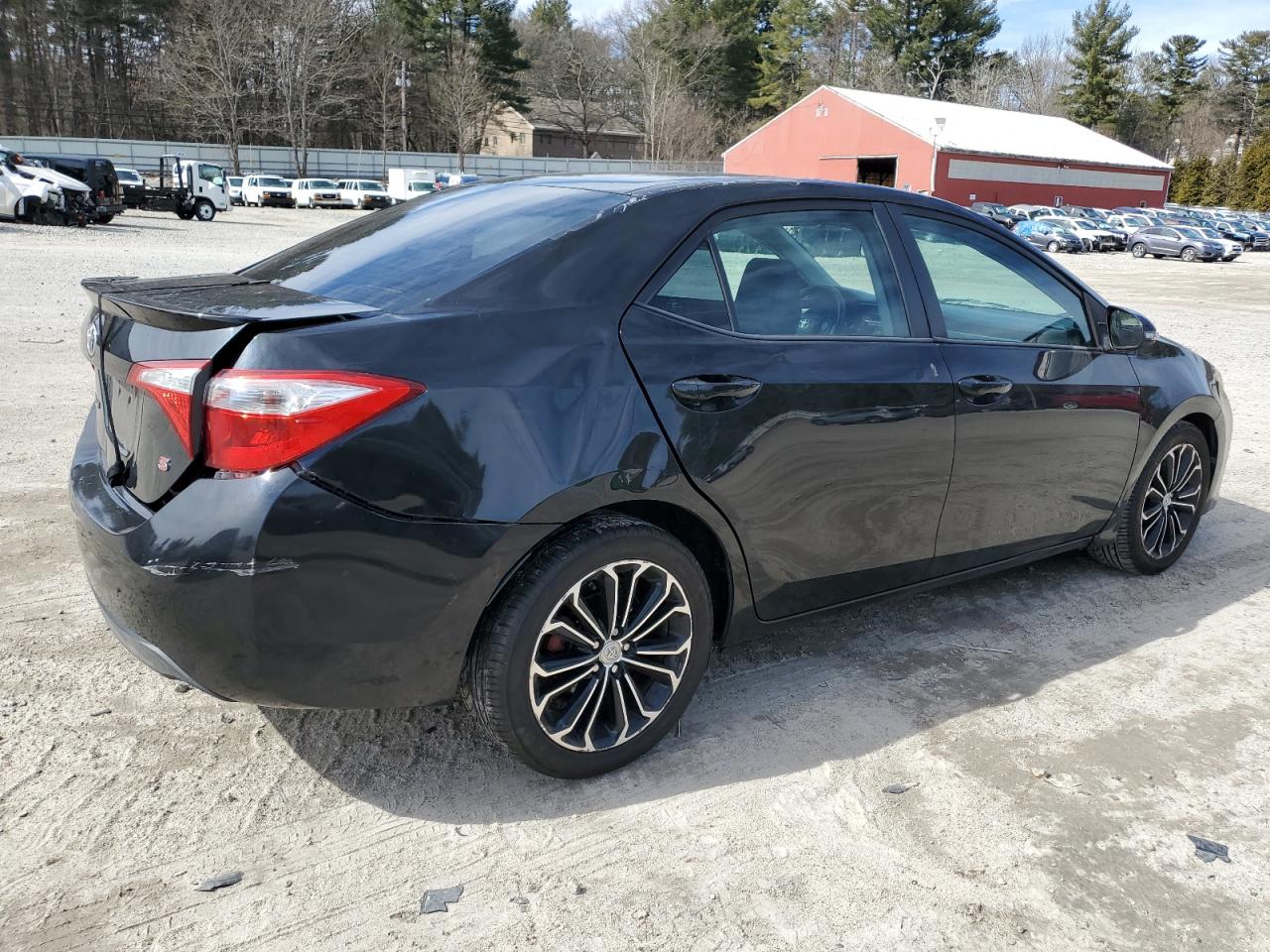2014 Toyota Corolla VIN 2T1BURHE1EC079015 Copart auction photo, rear end / front end damage thumbnail 3