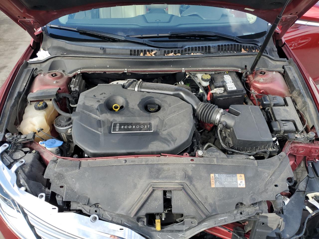 2014 Lincoln MKZ VIN 3LN6L2G9XER809395 Copart auction photo, front end damage thumbnail 11
