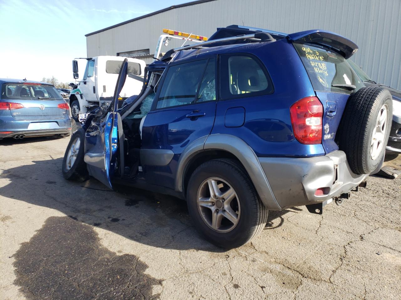 2004 Toyota RAV 4 VIN JTEGD20V240027714 Copart auction photo, all over damage thumbnail 2