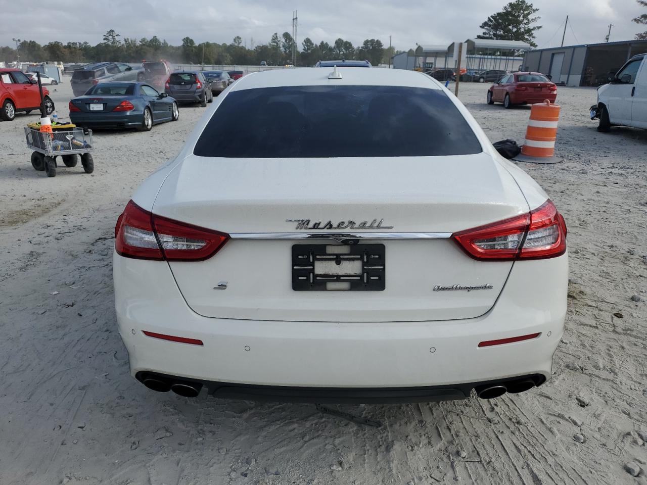 2017 Maserati Quattroporte VIN ZAM56RPA6H1246933 Copart auction photo, front end damage thumbnail 6
