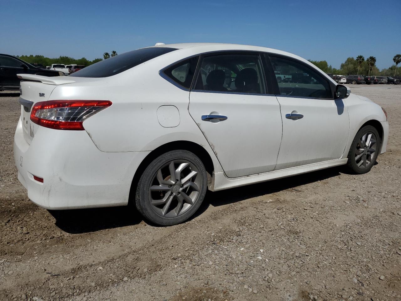 2015 Nissan Sentra VIN 3N1AB7AP4FY296256 Copart auction photo, rear end damage thumbnail 3