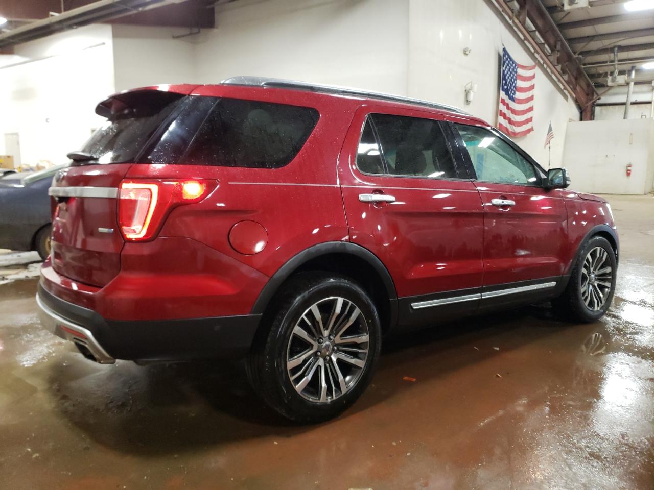 2016 Ford Explorer VIN 1FM5K8HT6GGC70554 Copart auction photo, side / undercarriage damage thumbnail 3