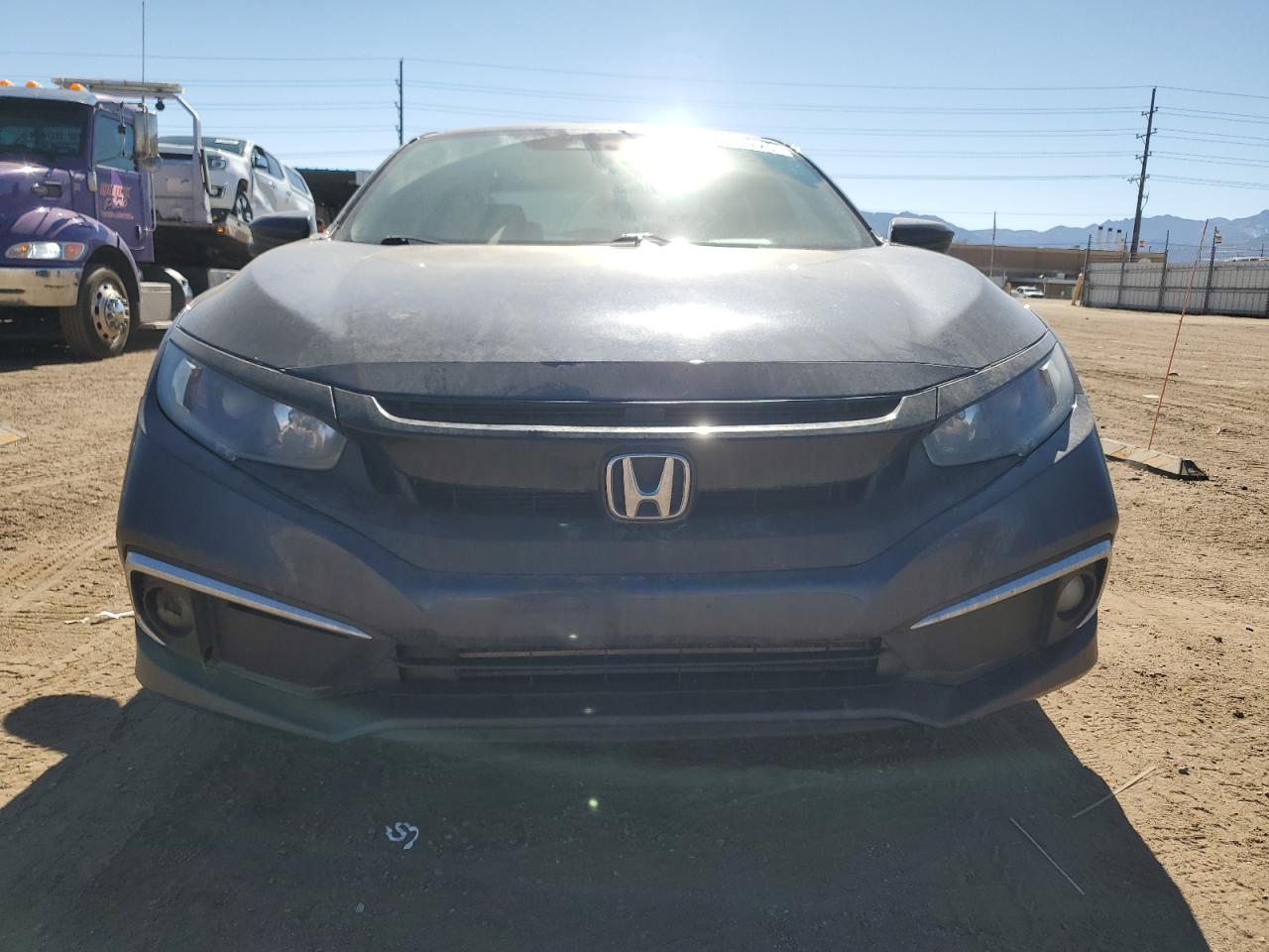 2019 Honda Civic VIN 19XFC1F33KE019497 Copart auction photo, rear end damage thumbnail 5