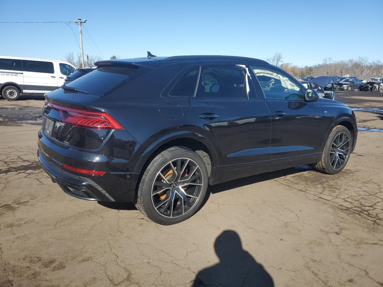 2021 Audi Q8 VIN WA1EVAF16MD036099 Copart auction photo, side damage thumbnail 3