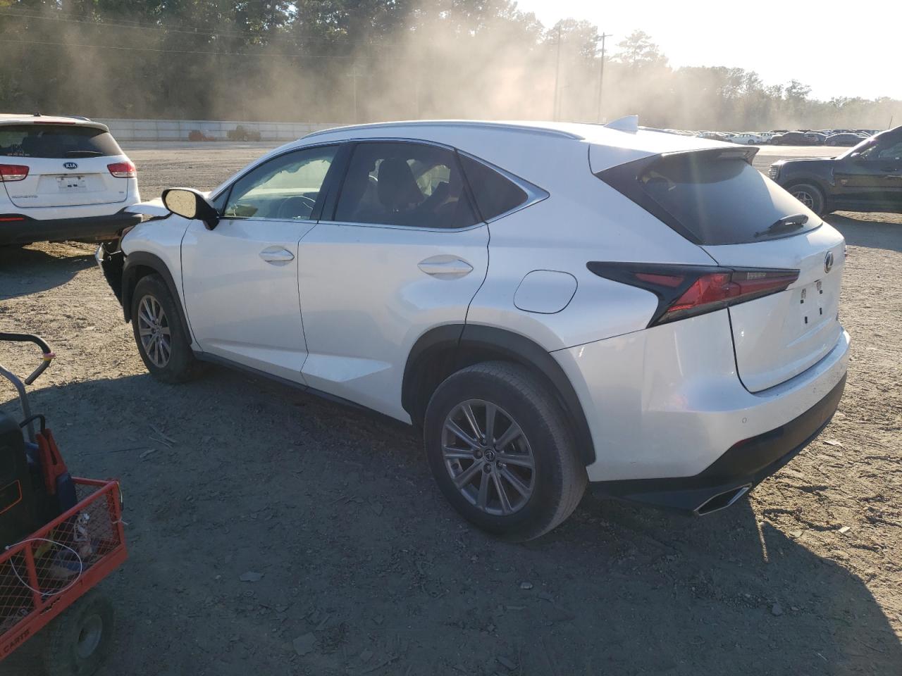 2021 Lexus NX VIN JTJDARBZ1M5029186 Copart auction photo, front end damage thumbnail 2