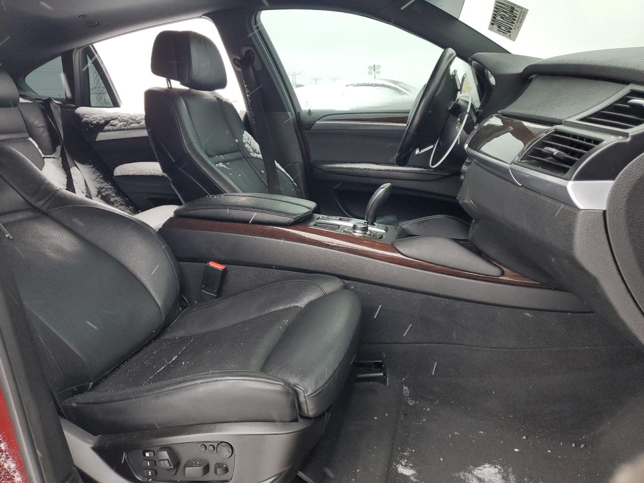 2012 BMW X6 VIN 5UXFG2C5XCL780602 Copart auction photo, side / front end damage thumbnail 7