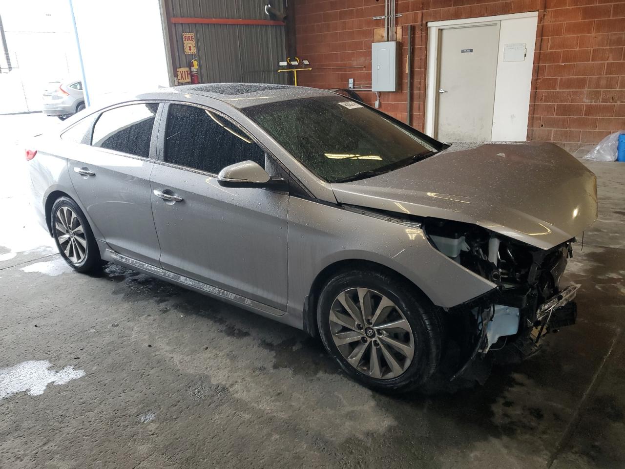 2016 Hyundai Sonata VIN 5NPE34AF9GH334371 Copart auction photo, front end damage thumbnail 4