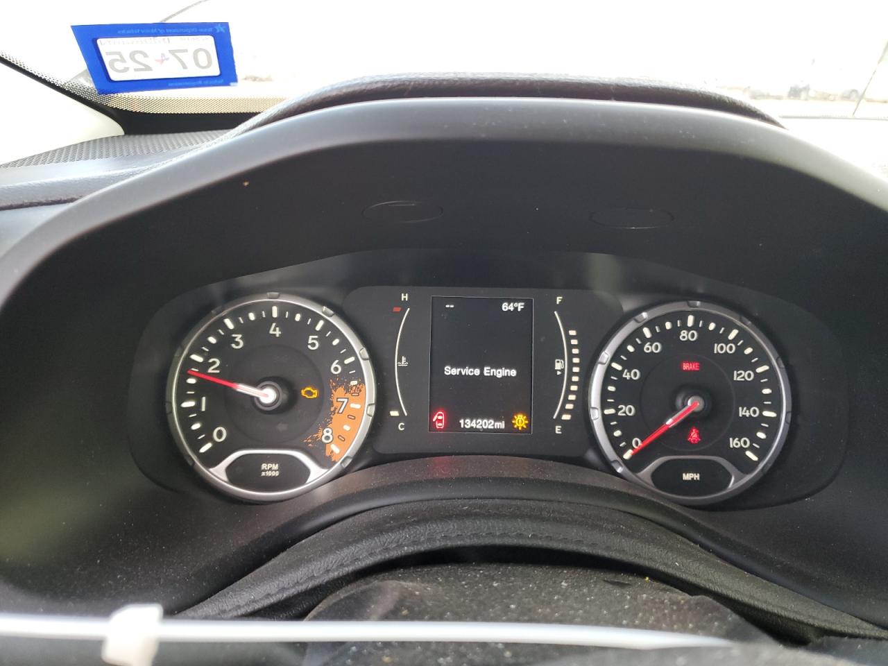 2016 Jeep Renegade VIN ZACCJBAW6GPC48668 Copart auction photo, front end damage thumbnail 9