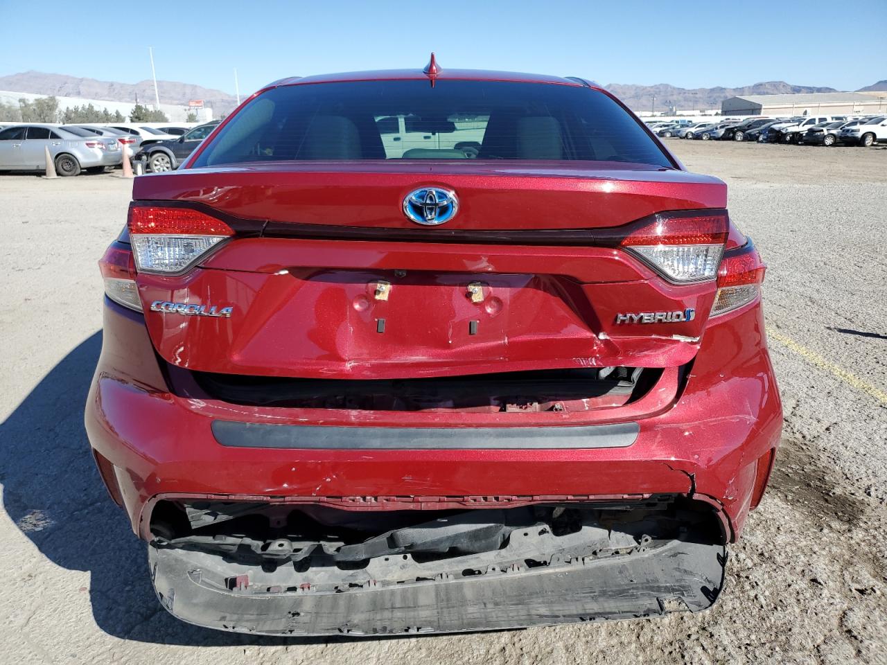 2022 Toyota Corolla VIN JTDEAMDE1NJ045210 Copart auction photo, rear end / front end damage thumbnail 6