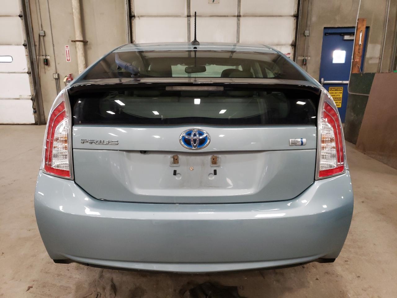 2013 Toyota Prius VIN JTDKN3DU3D1731286 Copart auction photo, side / hail damage thumbnail 6